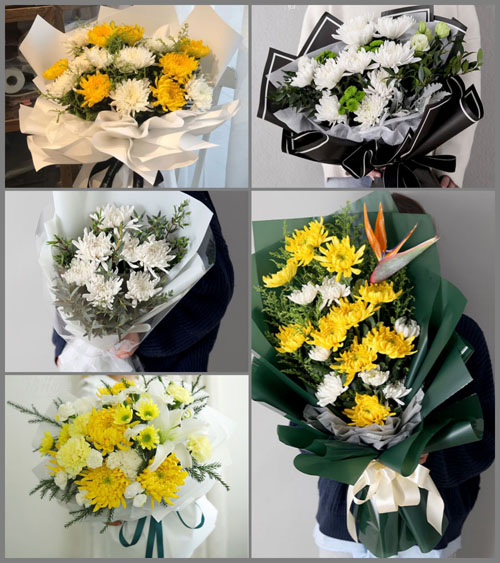广东中山市东凤镇白事花束代送